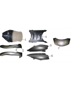 Carénage latéral AV droit NO 2