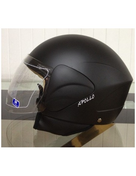 CASQUE JET NOIR MAT