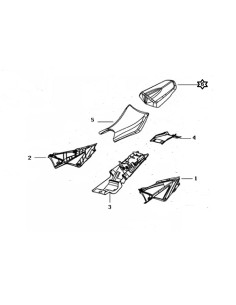 Selle passager JJ49Q-10 N°6