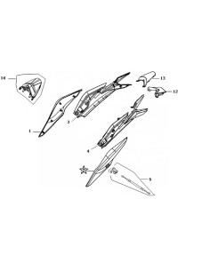 Cache lateral gauche JJ49Q-10 N°2