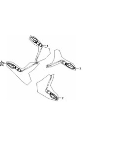 Clignotant LED avant droit JJ49Q-10 N°1