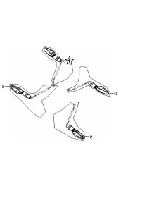 Clignotant LED arrière droit JJ49Q-10 N°4