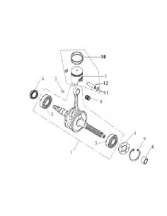 CLIPS AXE PISTON 2T N°11